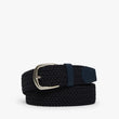 Load image into Gallery viewer, 34 HERITAGE | Elastic Belt | Navy Blue - Brothers Clothing Co.