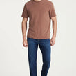 Load image into Gallery viewer, 34 HERITAGE | Slub Crew Neck Tee | Cappuccino 34 Heritage