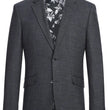 Load image into Gallery viewer, RENOIR | Slim Fit Pattern Suit | *Charcoal 242-21SL RENOIR