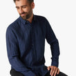 Load image into Gallery viewer, 34 HERITAGE | Linen Chambray Shirt | Indigo - Brothers Clothing Co.