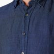 Load image into Gallery viewer, 34 HERITAGE | Linen Chambray Shirt | Indigo - Brothers Clothing Co.