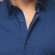 Load image into Gallery viewer, AU NOIR | Long Sleeve Shirt | Alexander NDL Navy AU NOIR