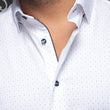 Load image into Gallery viewer, AU NOIR | Long Sleeve Shirt | Alexander NDL White Blue