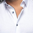 Load image into Gallery viewer, AU NOIR | Long Sleeve Shirt | Alexander NDL White Blue AU NOIR