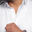 Load image into Gallery viewer, AU NOIR | Long Sleeve Shirt | Alexander SLD White Au Noir