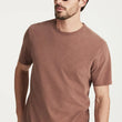 Load image into Gallery viewer, 34 HERITAGE | Slub Crew Neck Tee | Cappuccino 34 Heritage