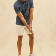Load image into Gallery viewer, RAILS | Merced Golf Polo Shirt | Sashiko Border Black Rails