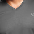 Load image into Gallery viewer, AU NOIR | T-Shirt V-Neck | Michael Med Grey AU NOIR
