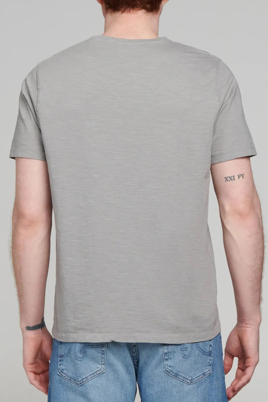 PURE & SIMPLE | Slub Jersey Crew Neck T-Shirt Monument Pure & Simple