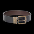 Load image into Gallery viewer, CEINTURE RÉVERSIBLE | STRAUSS BRASS, noir-brun AU NOIR