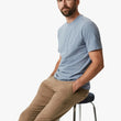 Load image into Gallery viewer, 34 HERITAGE | Slub Crew Neck Tee | Vintage Indigo - Brothers Clothing Co.