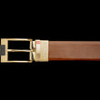 Load image into Gallery viewer, CEINTURE RÉVERSIBLE | DESOTO GOLD, tan - navy - AU NOIR