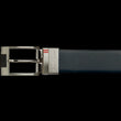 Load image into Gallery viewer, CEINTURE RÉVERSIBLE | DESOTO GUNMETAL, tan - navy - AU NOIR