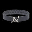 Load image into Gallery viewer, CEINTURE RÉVERSIBLE | SHELBY BRUSHED NICKLE, navy - AU NOIR