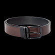 Load image into Gallery viewer, CEINTURE RÉVERSIBLE | STRAUSS BLACK, noir - brun - AU NOIR