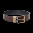 Load image into Gallery viewer, CEINTURE RÉVERSIBLE | STRAUSS BRASS, noir - brun - AU NOIR