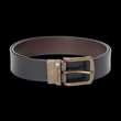 Load image into Gallery viewer, CEINTURE RÉVERSIBLE | STRAUSS BRASS, noir - brun - AU NOIR