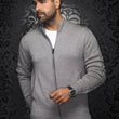 Load image into Gallery viewer, CHANDAIL DE LAINE MERINO | ESTEBAN, med grey - AU NOIR