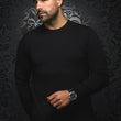 Load image into Gallery viewer, AU NOIR I Merino Wool Sweater I Marini Black - Brothers Clothing Co.
