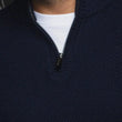 Load image into Gallery viewer, CHANDAIL EN LAINE MÉRINOS | VOGAR, navy - AU NOIR