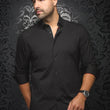Load image into Gallery viewer, Chemise | ALEXANDER-NDL, black - AU NOIR