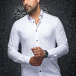 Load image into Gallery viewer, Chemise | ALEXANDER-NDL, white blue - AU NOIR