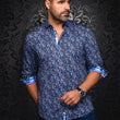 Load image into Gallery viewer, CHEMISE | BLOOM, Black Royal - AU NOIR
