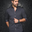 Load image into Gallery viewer, CHEMISE | CALDARA, Black - AU NOIR