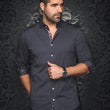 Load image into Gallery viewer, CHEMISE | CALDARA, Black - AU NOIR