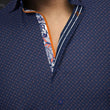 Load image into Gallery viewer, CHEMISE | CARELLI, Navy Orange - AU NOIR