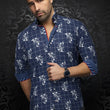 Load image into Gallery viewer, CHEMISE | DISTEFANO, Navy - AU NOIR