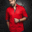 Load image into Gallery viewer, CHEMISE | DOMINION, Red - AU NOIR