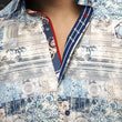 Load image into Gallery viewer, CHEMISE | EASTON, White Blue - AU NOIR