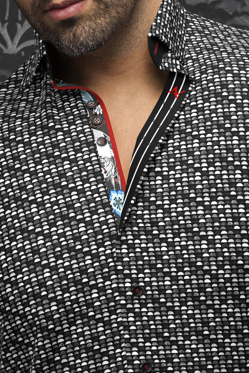 AU NOIR Long Sleeve Shirt Escala Black