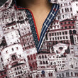 Load image into Gallery viewer, AU NOIR I Long Sleeve Shirt I Ethan White/Rust Au Noir