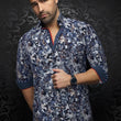 Load image into Gallery viewer, CHEMISE | FERRARA, Navy - AU NOIR