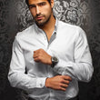 Load image into Gallery viewer, AU NOIR I Long Sleeve Shirt I Ferre White Au Noir