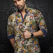 Load image into Gallery viewer, CHEMISE | GANDINI, Stone - AU NOIR
