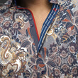 Load image into Gallery viewer, CHEMISE | MACHADO, Navy Beige - AU NOIR