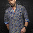 Load image into Gallery viewer, CHEMISE | MADDOX, Navy Tobacco - AU NOIR