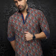 Load image into Gallery viewer, CHEMISE | MORRIS, Red Multi - AU NOIR