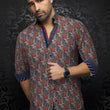 Load image into Gallery viewer, CHEMISE | MORRIS, Red Multi - AU NOIR