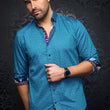 Load image into Gallery viewer, Chemise - MOZI, Teal - AU NOIR