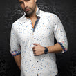 Load image into Gallery viewer, CHEMISE | ORION, White Blue - AU NOIR
