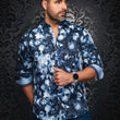 Load image into Gallery viewer, CHEMISE | ROSARUGOSA, Navy - AU NOIR