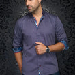Load image into Gallery viewer, CHEMISE | SOSA, Navy Red - AU NOIR