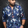 Load image into Gallery viewer, Chemise | TOLEMAN, Navy - AU NOIR