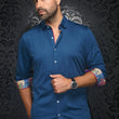 Load image into Gallery viewer, CHEMISE | VARENNA, Indigo - AU NOIR