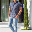 Load image into Gallery viewer, Manches Courtes | SPIRO, Navy - AU NOIR