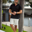 Load image into Gallery viewer, Polo | Eagle Black - AU NOIR